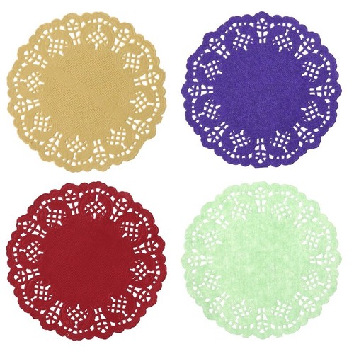 Colored flower lace - 3.5'',