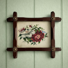 Antique 19th Century Floral