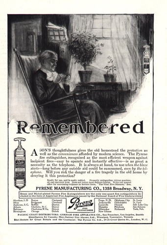 1914 pyrene fire - pyrene,