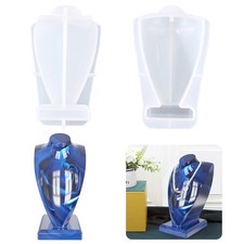 Mannequin Jewelry Stand Mold for Head Bust Display Mold Necklace Holder Mold