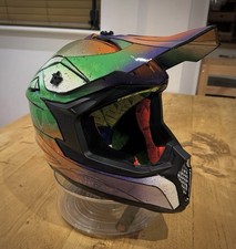 Custom painted motorbike helmet one off motorcross supermoto road mt helmet new