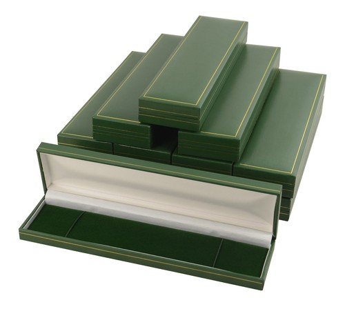 Green leatherette jewellery - leatherette,