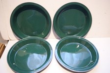 Camping Plates Green enamel 9