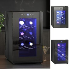 Mini Drinks and Wine Fridge, Freestanding Wine Cooler Fridge