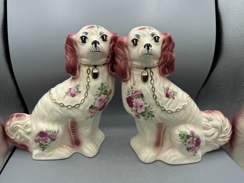 Pair vintage staffordshire - vintage,
