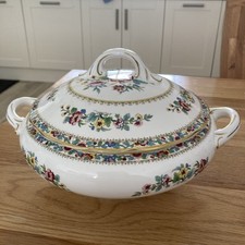 COALPORT MING ROSE TUREEN 20.5 inches with handles