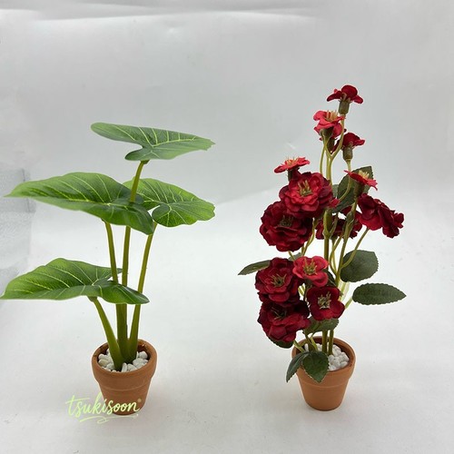 2pc potted plant - 1:6, scale