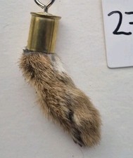 Stocking Filler -Lucky Rabbits Foot Keyring, Wiccan, Wicca, Goth, Charm LOT 27