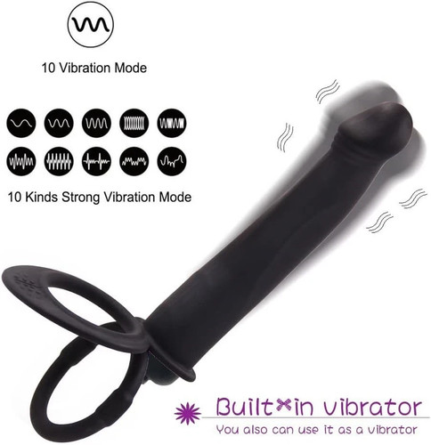 Strap dildo double - on,