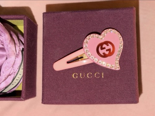 Gucci hair clip heart shape - , in