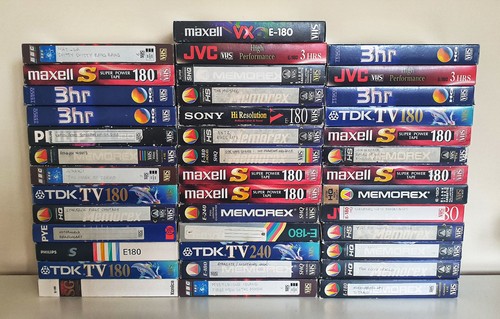 Previously used vhs - x,