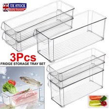 3 Pcs Fridge Storage Box Set