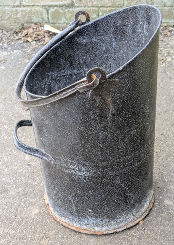 Vintage coal scuttle fireside - coal,