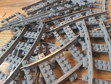 26x Lego 9v Train Track METAL