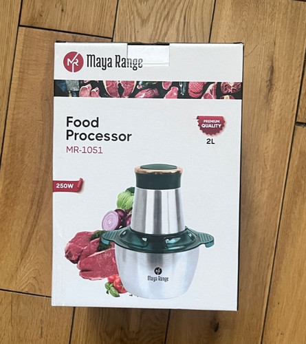 Steel bowl food processor - 2l,