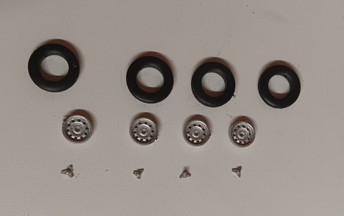 43rd scale dunlop wheels - 1/43rd,