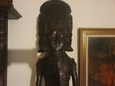 Antique wooden carved Buddhist Angel, Hanging Wall