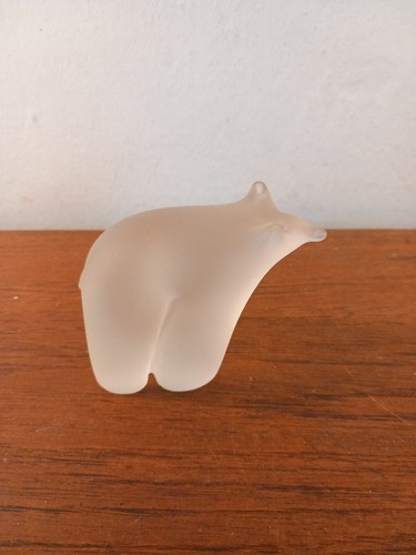 Vintage art glass - glass, polar