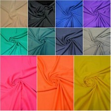 Dancewear Compatible Lycra Fabric 4 Way Stretch Spandex Material 14 Colours
