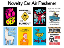 Novelty Car Air Freshener, Funny Car Air Freshener, Gift, Present etc, New