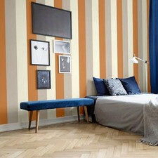 3 COLOUR STRIPED TEXTURED