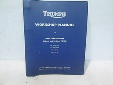 Triumph 350cc 500cc Twins 3TA 5TA Speed Twin T90 T100 Tiger Workshop Manual