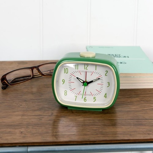 Retro alarm clock green - retro,
