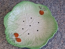 Carlton Ware Lettuce Leaf and Tomato Draining Salad Bowl