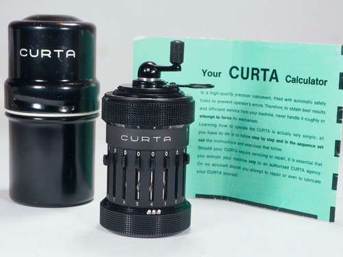 Curta calculator 1952 type - curta,