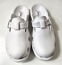 Free People - Karlie Buckle Clog - White - UK 5