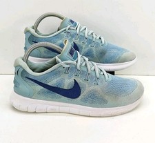 Nike Free RN Women's Running Shoes Blue Teal Trainers UK Size 6.5/EU 40.5