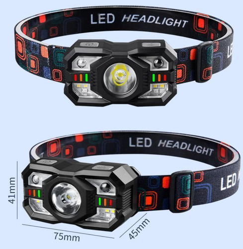 Rechargeable led headlamp - 2x,