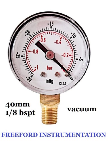 Vacuum gauge new 40mm 1 - new, -1/0