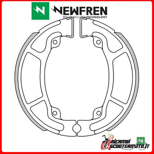 Rear brake hangers newfren - hangers,