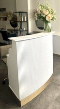 Small Curved Reception Desk