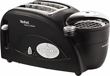 Tefal Toast N Bean, 2 Slice Toaster, Bean & Egg Maker, 1200 W, Black, TT552842