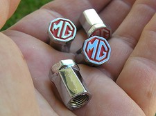MG RED DUST CAP SET Metal Car