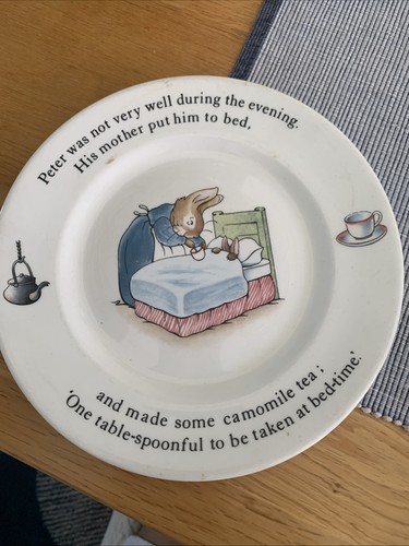 Peter rabbit wedgwood plate - peter,