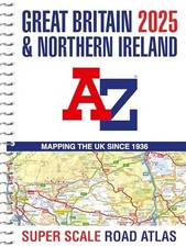 Great Britain A-Z Super Scale Road Atlas 2..., A-Z Maps