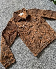 Madcap England Woburn Cord Western Jacket Brown with Blue Paisley pattern SizeM