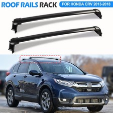 Black Roof Cross Bars Luggage Cargo Carrier For Honda CRV CR-V MK4 2013-2018 UK