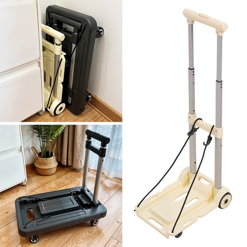 Folding portable hand trolley - folding,