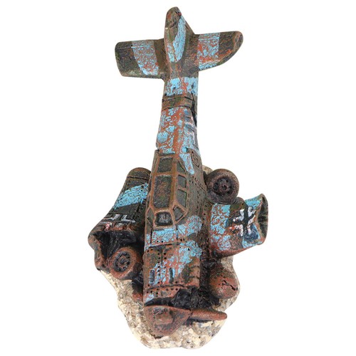 Aquarium decoration plane fish - aquarium,
