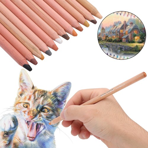 12pcs soft pastel pencils - pastel,