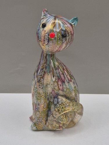 Vintage murano glass cat - vintage,
