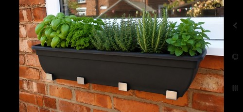 Herb planter brackets - herb,