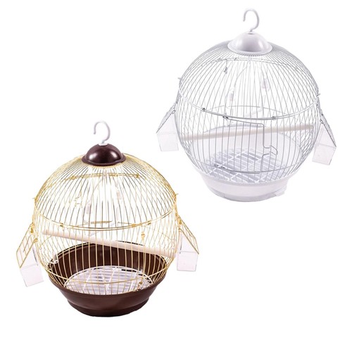 Parrot birdcage with food cup - food,