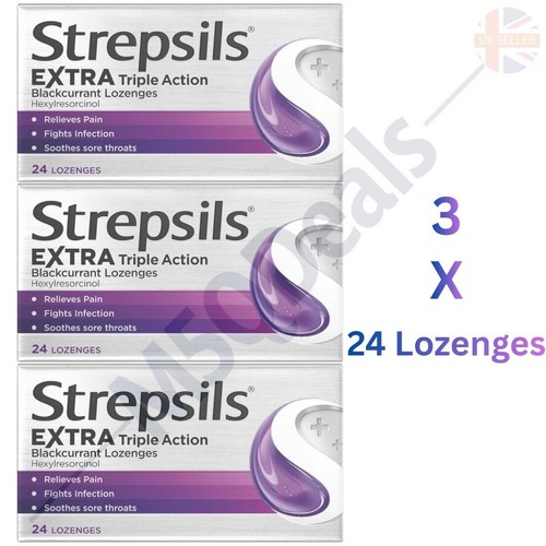 Strepsils extra triple action - strepsils,