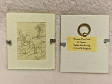 Original Drawing - Mini Winnie The Pooh Glass Picture Frame (6 x 5 cm)
