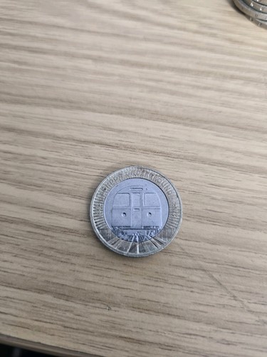 London underground coin - £2,